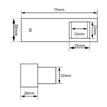Anley Wall Mount Shower Holder